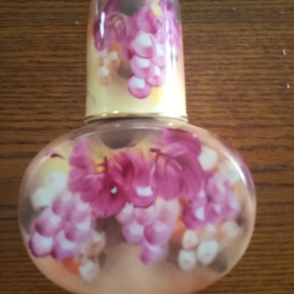 - Vintage  bedside table tumble up hand painted  water picher - Picture 5 of 6